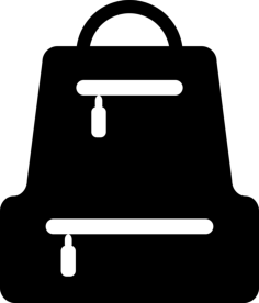 Bag Pack Line Art Illustration Svg, Free Vectors File